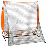 Vidaxl honkbaltrainingsnet 174x76x158,5 cm zwart