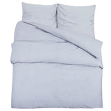 Vidaxl DUVET superposición Juego de microfibra de 200x200 cm liviano gris