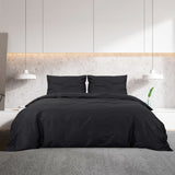 Vidaxl DUVET superposición Set Ligero 260x240 CM Microfibra Negro