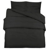 Sada přesun Vidaxl Druvet Set 240x220 cm Cotton Black