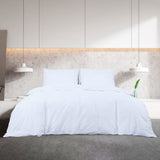 Sada křížení Vidaxl Duvet Set 225x220 cm Cotton White