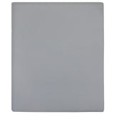 Vidaxl Foglio a monte Jersey 100x200 cm di cotone grigio