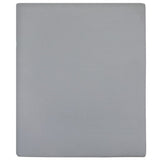 Vidaxl hoeslaken jersey 160x200 cm katoen grijs