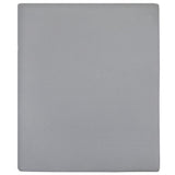 Vidaxl hoeslakens 2 st jersey 160x200 cm katoen grijs