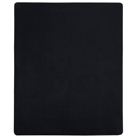 Vidaxl hoeslaken jersey 160x200 cm katoen zwart