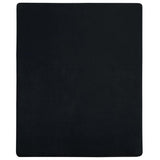 Vidaxl hoeslakens 2 st jersey 160x200 cm katoen zwart