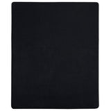 Vidaxl hoeslakens 2 st jersey 180x200 cm katoen zwart