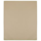 Vidaxl Fitted Sheet Jersey 90x200 cm Cotton Taupe