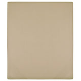 Fogli montati Vidaxl Jersey 2 St 100x200 cm Cotton Taupe