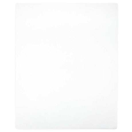 Vidaxl hoeslaken jersey 160x200 cm katoen wit
