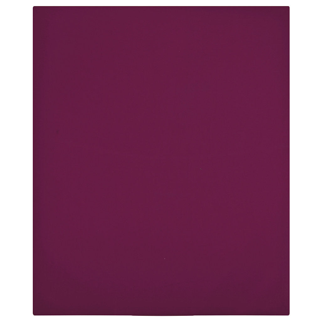 Vidaxl hoeslakens 2 st jersey 140x200 cm katoen bordeauxrood