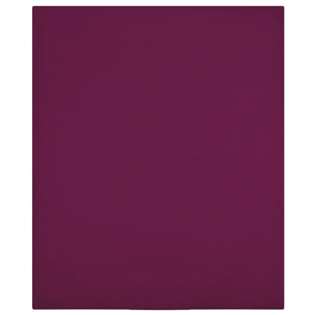 Vidaxl hoeslakens 2 st jersey 160x200 cm katoen bordeauxrood