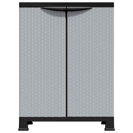 Vidaxl opbergkast 68x39x92 cm rattan ontwerp