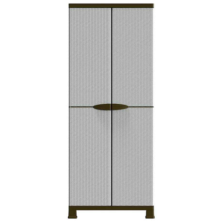 Vidaxl opbergkast 68x39x171,5 cm rattan ontwerp