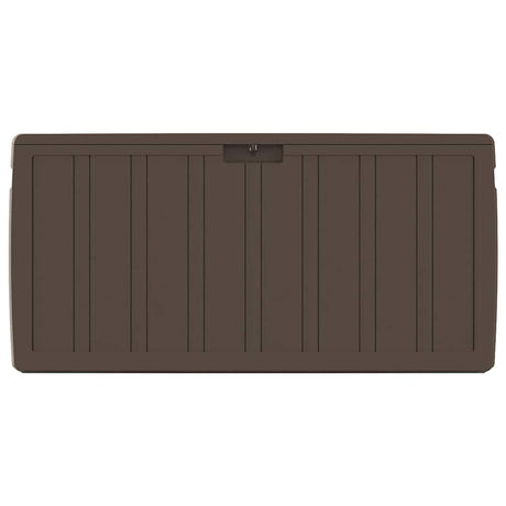 Vidaxl kussenbox 117x45,5x57,5 cm 270 l bruin