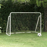 Vidaxl Fussball Zil mat Net 180x90x12 cm Stolfweiwen