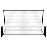 Vidaxl voetbalrebounder voetbaldoel 2-in-1 202x104x120 cm staal
