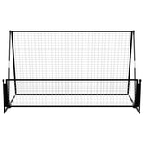 Vidaxl Football Rebounner Football OBJET 2-en-1 202x104x120 cm en acier