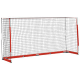 Vidaxl fotballmål 366.5x91x183 cm stål