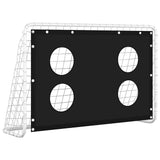 Vidaxl voetbaldoeltrainingsdoel 184x61x122 cm staal