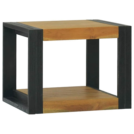 Vidaxl badkamerwandkast 45x45x35 cm massief teakhout