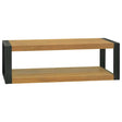 Vidaxl badkamerwandkast 110x45x35 cm massief teakhout