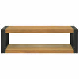 Vidaxl badkamerwandkast 110x45x35 cm massief teakhout