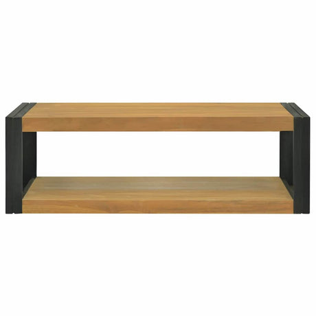 Vidaxl badkamerwandkast 110x45x35 cm massief teakhout