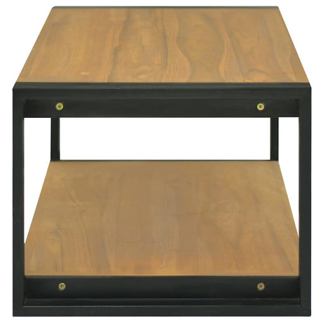Vidaxl badkamerwandkast 110x45x35 cm massief teakhout
