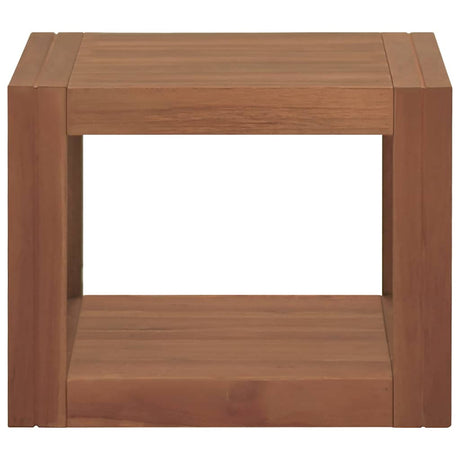 Vidaxl badkamerwandkast 45x45x35 cm massief teakhout