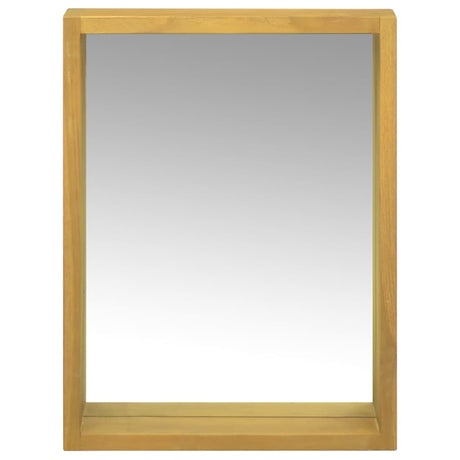 Vidaxl spiegelkast 30x10x40 cm massief teakhout