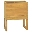 Vidaxl badkamerkast 60x40x75 cm massief teakhout