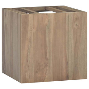 Vidaxl badkamerwandkast 46x25,5x40 cm massief teakhout