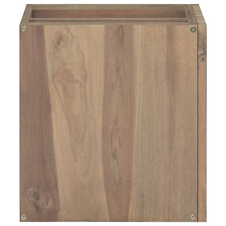 Vidaxl badkamerwandkast 46x25,5x40 cm massief teakhout