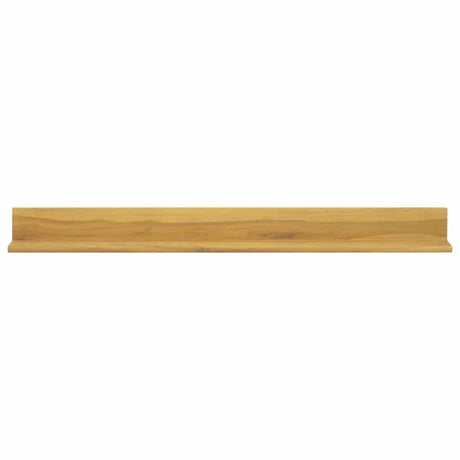 Vidaxl wandschappen 2 st 110x10x10 cm massief teakhout