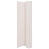 VidaXL Garden fencing Double -sided 90x400 cm White