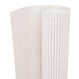 VidaXL Garden fencing Double -sided 90x400 cm White