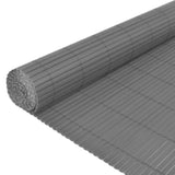 VidaXL Garden fencing Double -sided 90x400 cm Gray