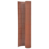 VidaXL Garden fencing double -sided 110x300 cm brown