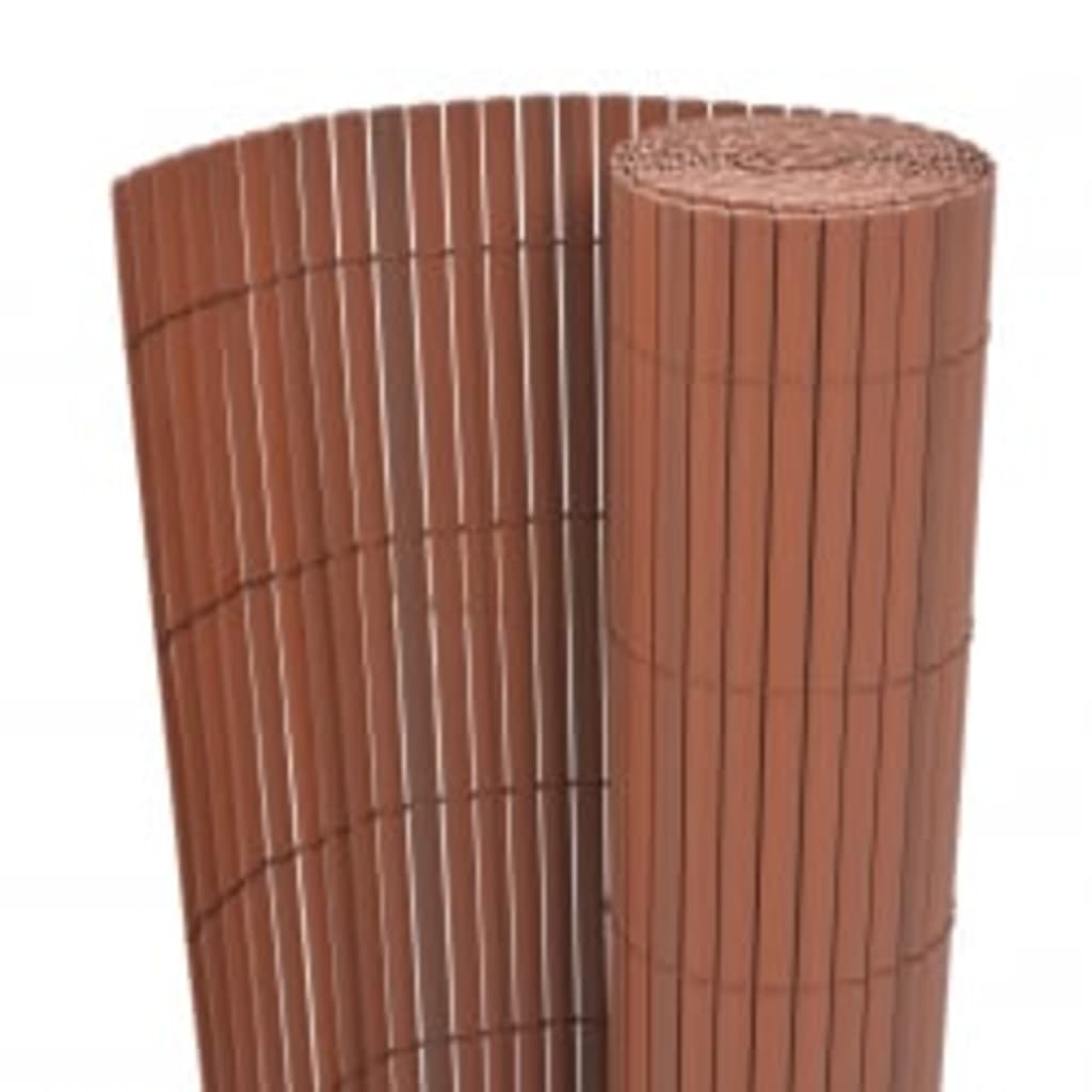 VidaXL Garden fencing double -sided 110x300 cm brown