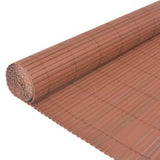 VidaXL Garden fencing double -sided 110x300 cm brown