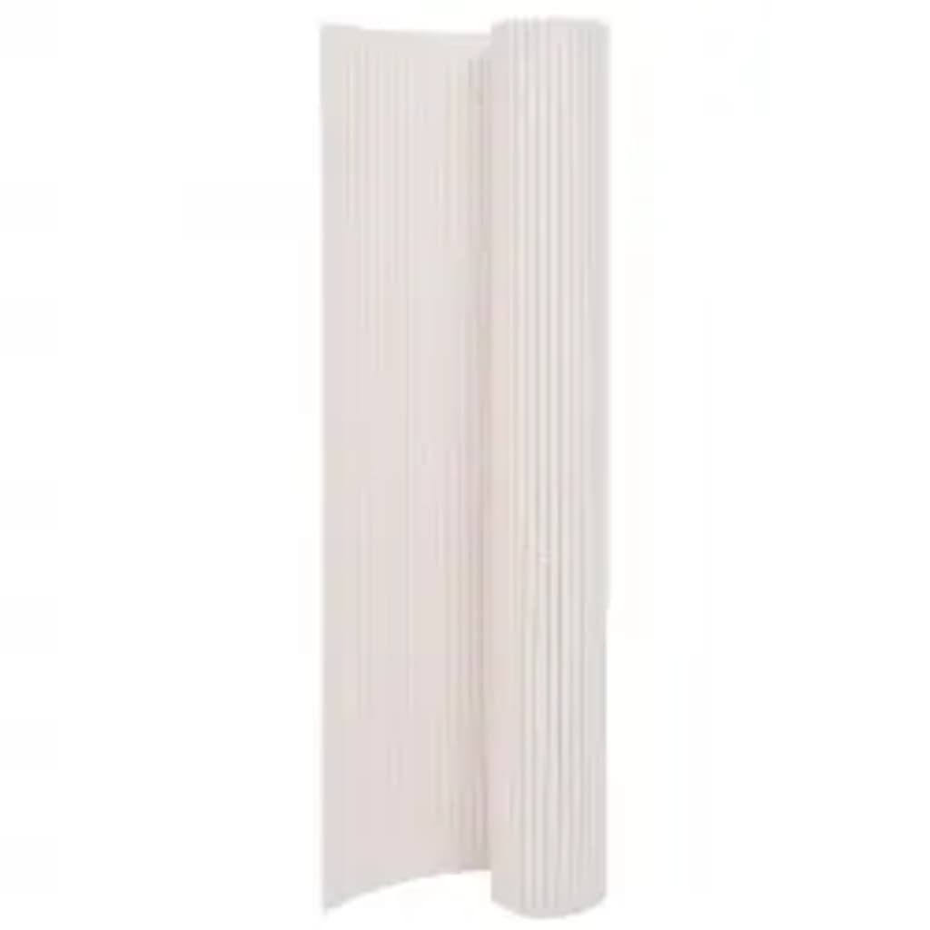 VidaXL Garden fencing double -sided 110x400 cm white