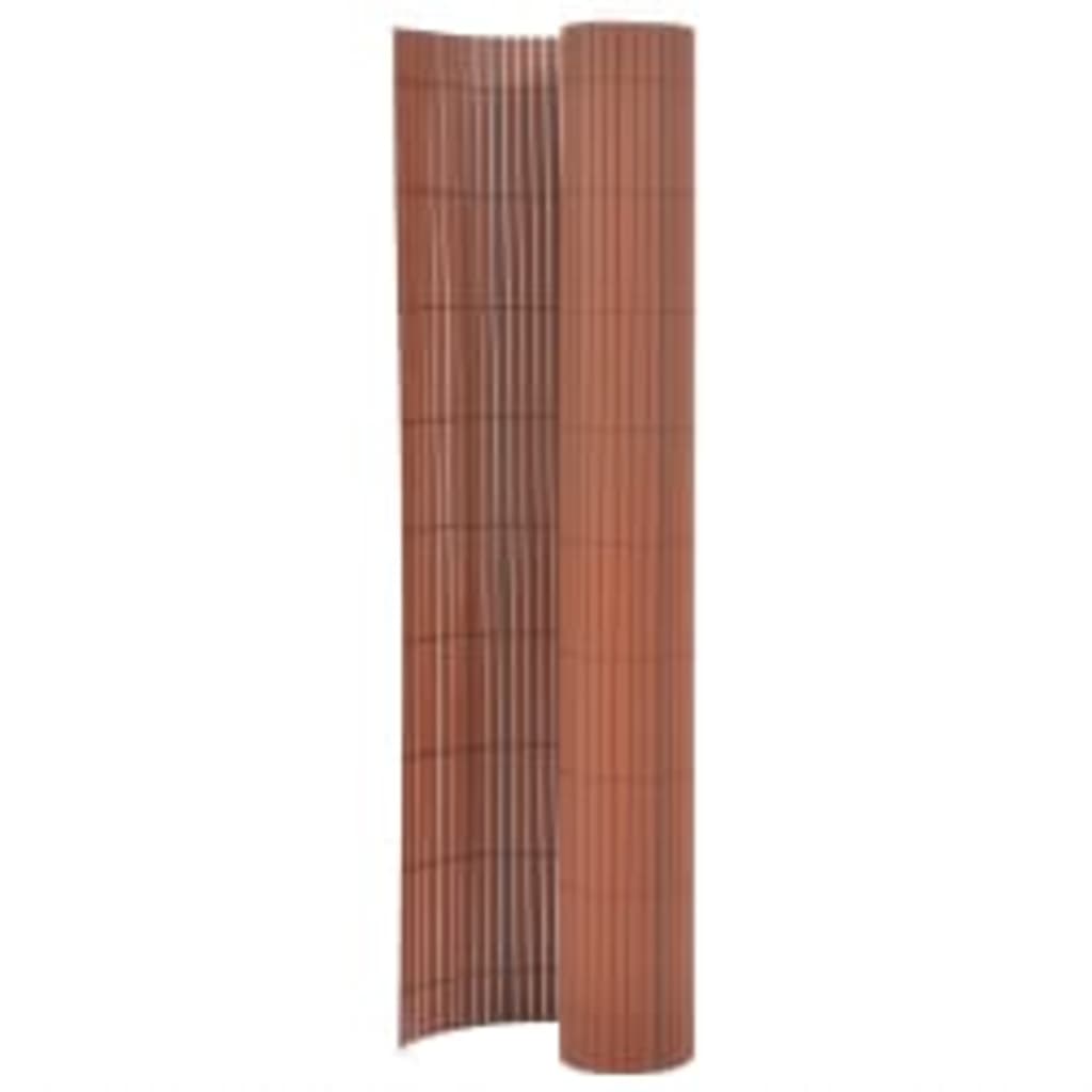 VidaXL Garden fencing double -sided 110x500 cm brown