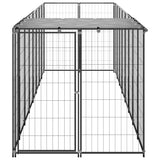 Vidaxl Hond Kennel 4.84 m² St. Black