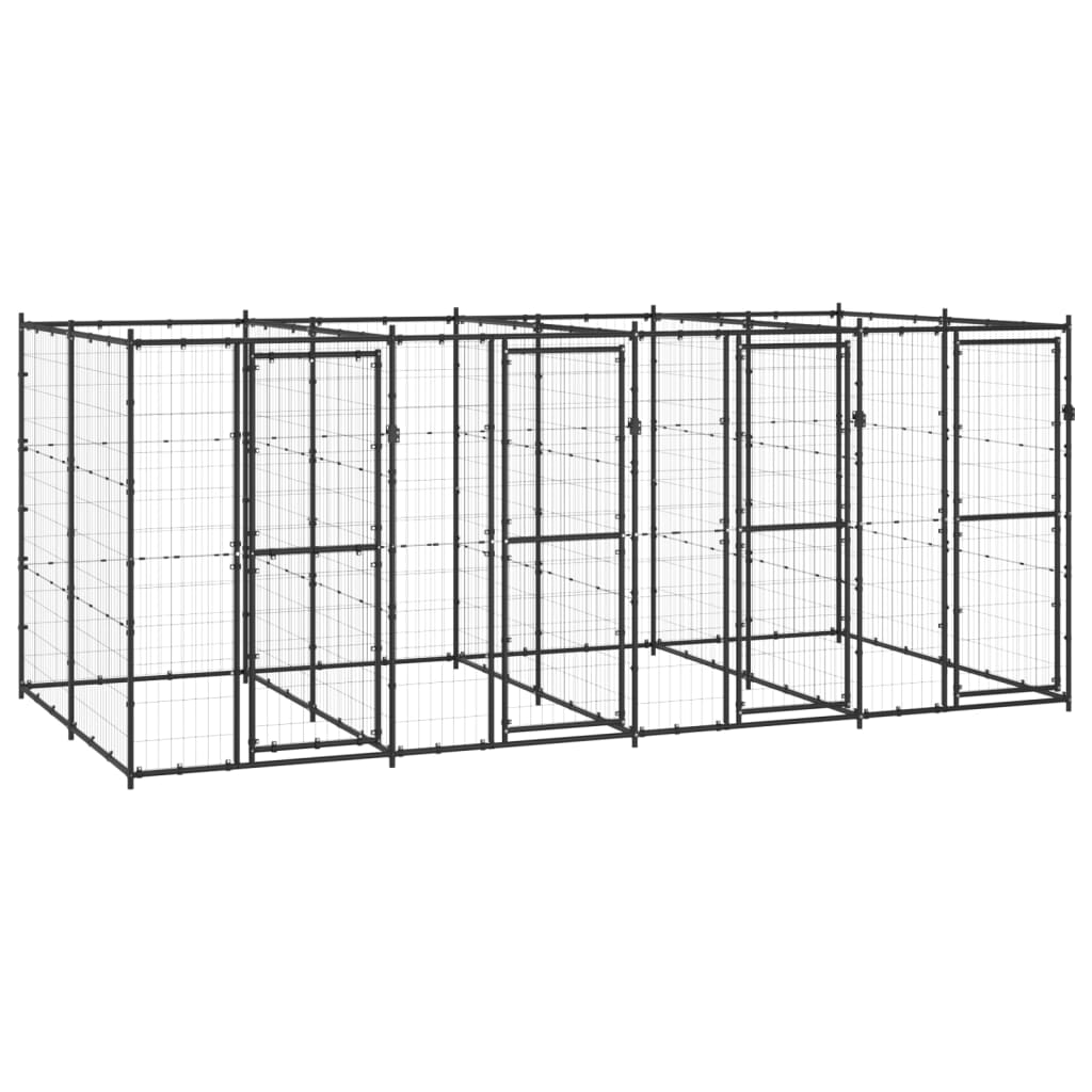 Vidaxl Hond Kennel 9.68 m² Stol