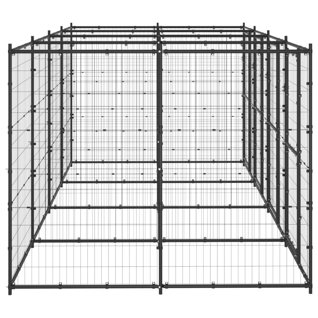 Vidaxl Hond Kennel 9.68 m² Stol