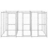 Vidaxl Dog Kennel 7,26 m² galvaniserat stål