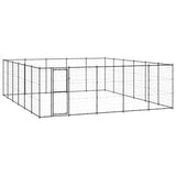 Vidaxl Dog Kennel 36,3 m² stål