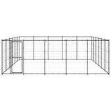 Vidaxl Dog Kennel 36,3 m² stål