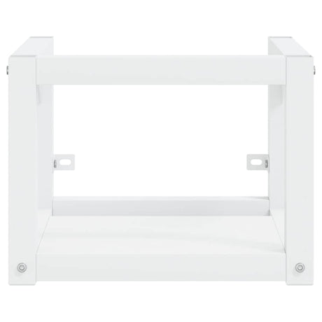 Vidaxl wastafelframe wandgemonteerd 40x38x31 cm ijzer wit